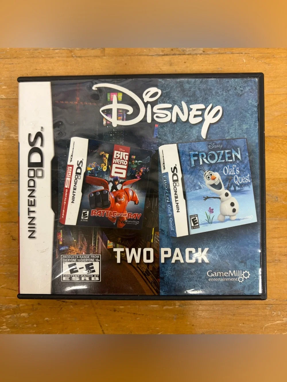 Lot of 2: Disney Planes/Big Hero 6 & Frozen Olaf's Quest (2 Pack) Nintendo DS
